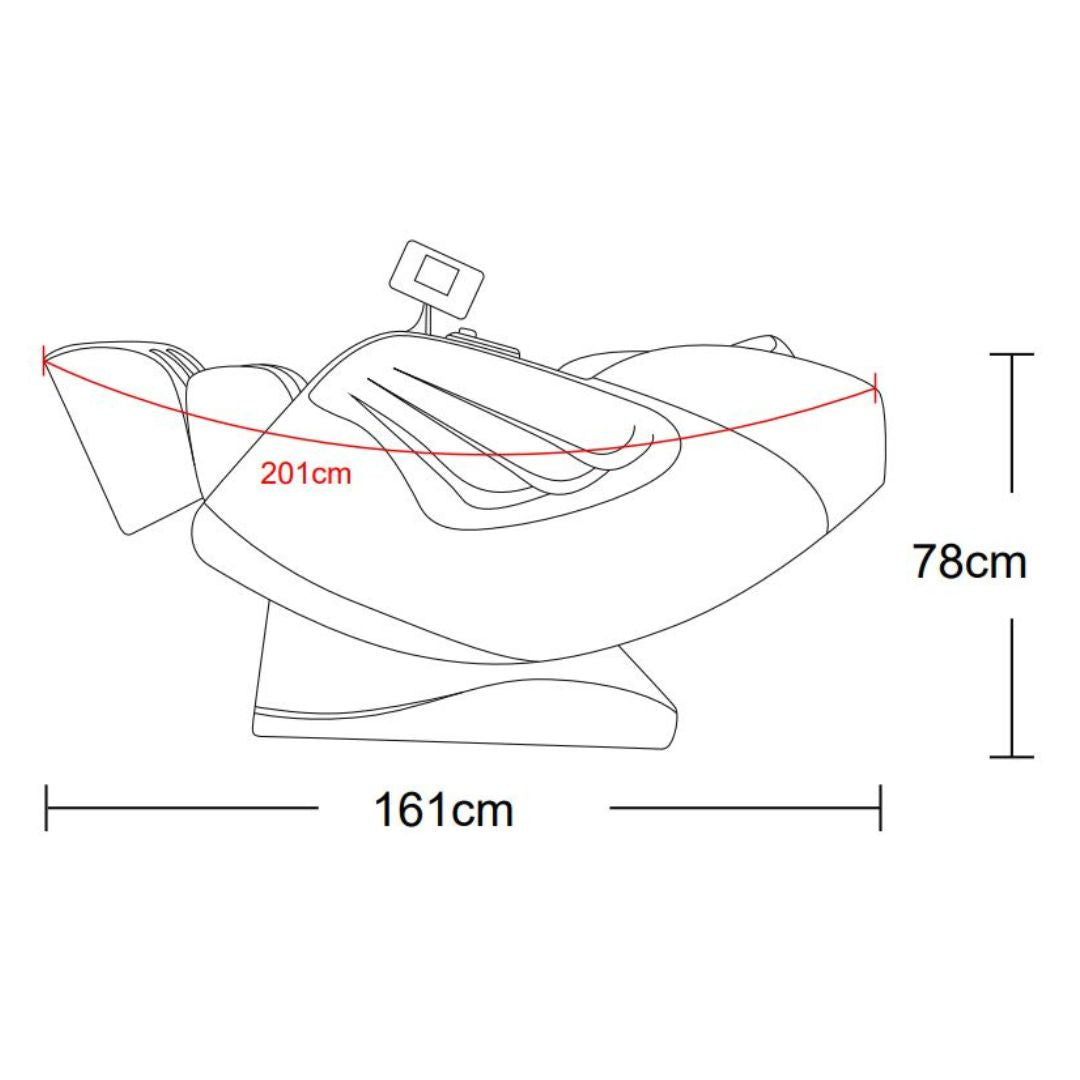 Master Pro Luxus-Massagesessel beige