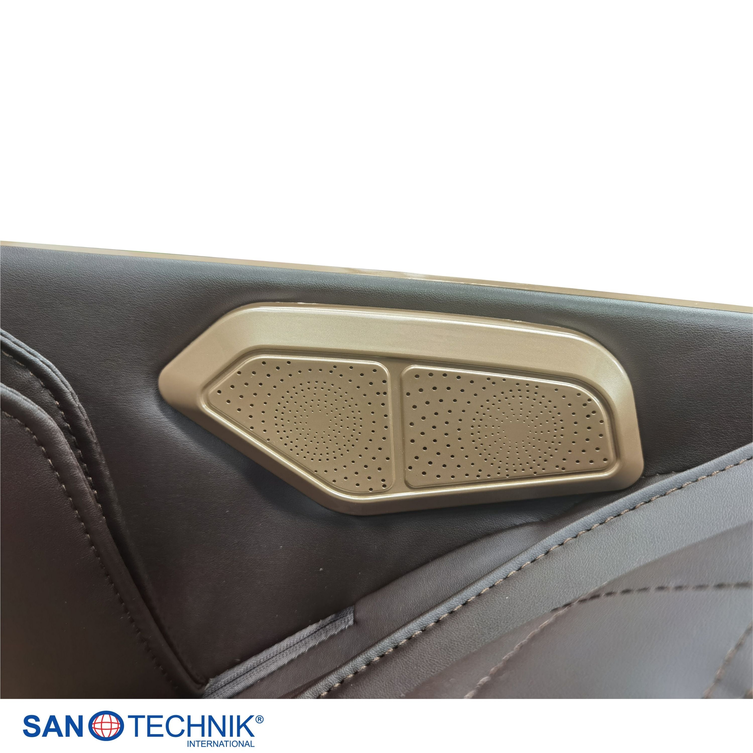 MEDORA luxury massage chair anthracite/brown