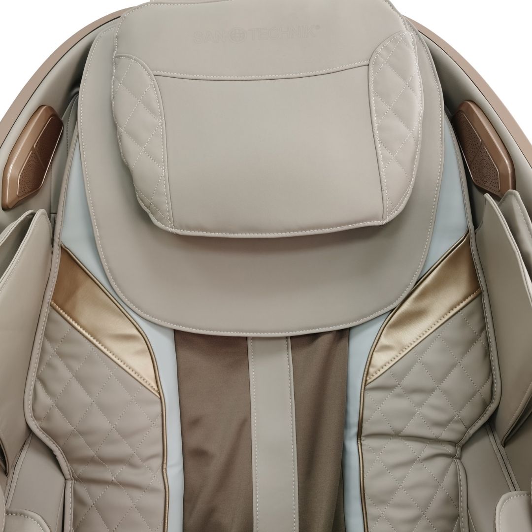 RESTORA Luxus-Massagesessel beige/creme