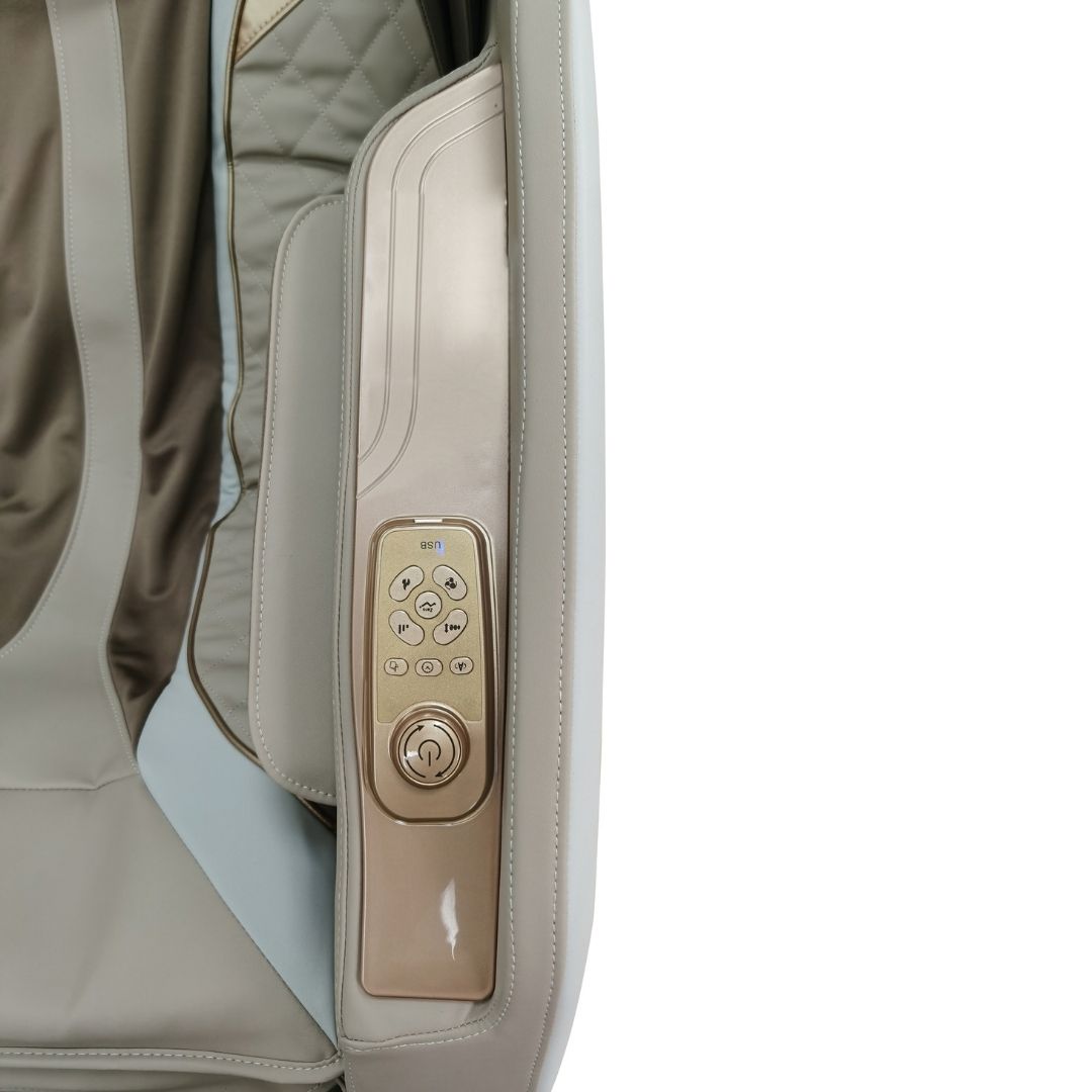 RESTORA Luxus-Massagesessel beige/creme