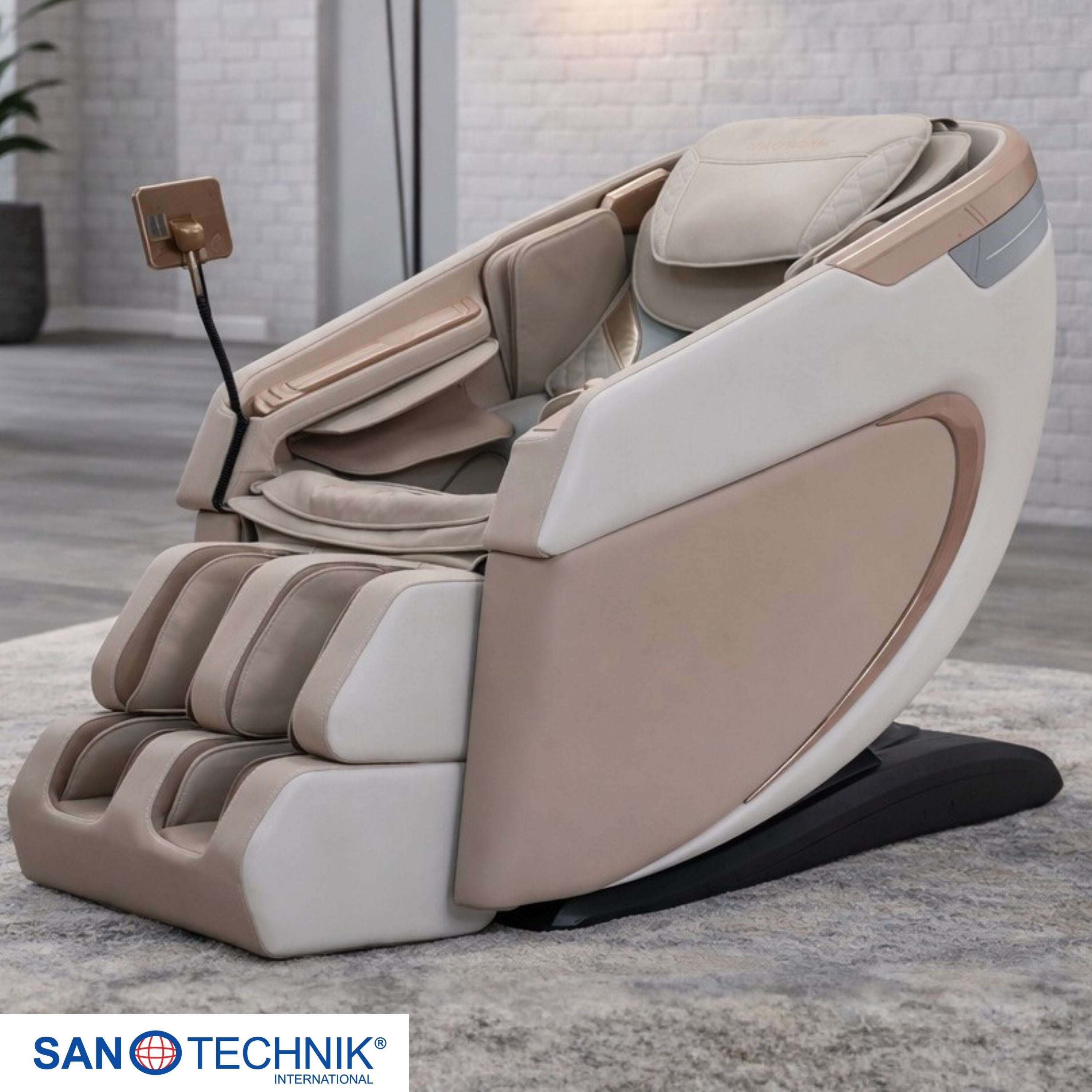 RESTORA luxury massage chair beige/cream