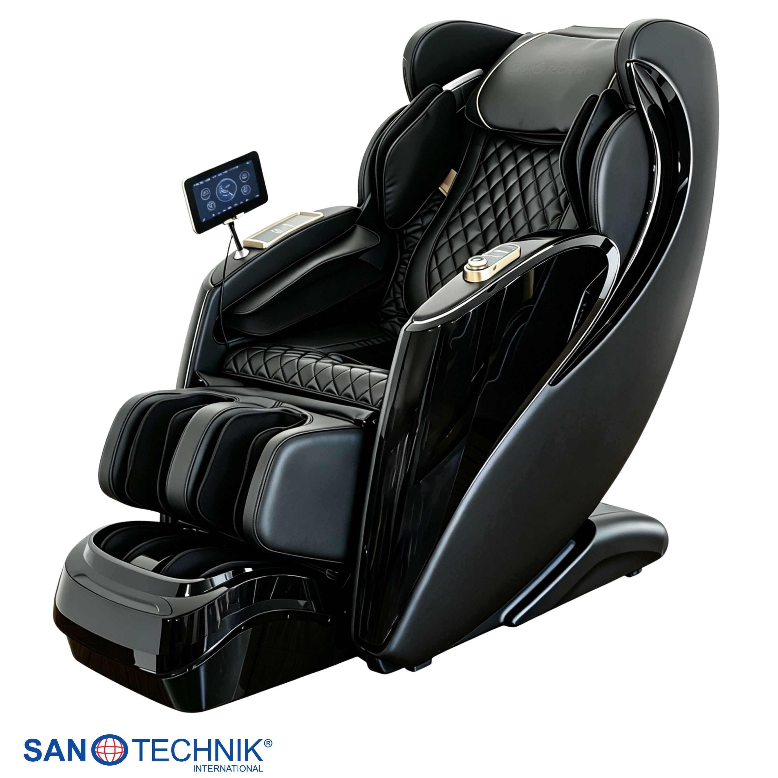 LUXORA Luxus-Massagesessel schwarz