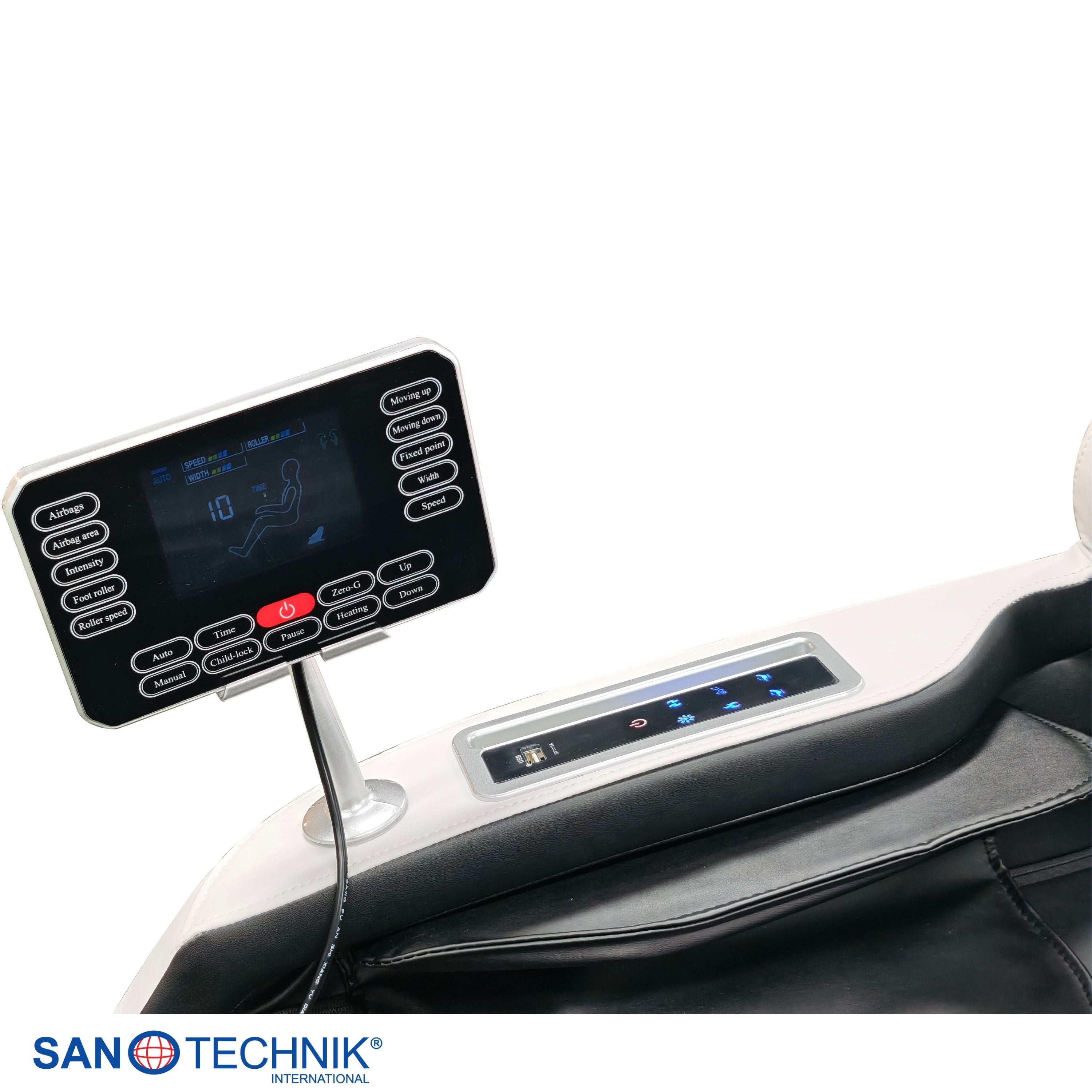 CALMORA luxury massage chair white/black