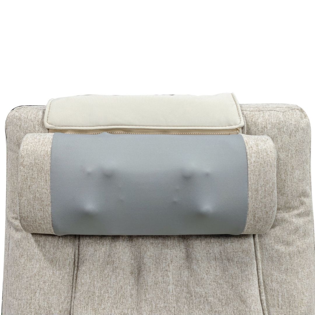 LIGORA Comfort Rocking Chair with Footrest, Grey