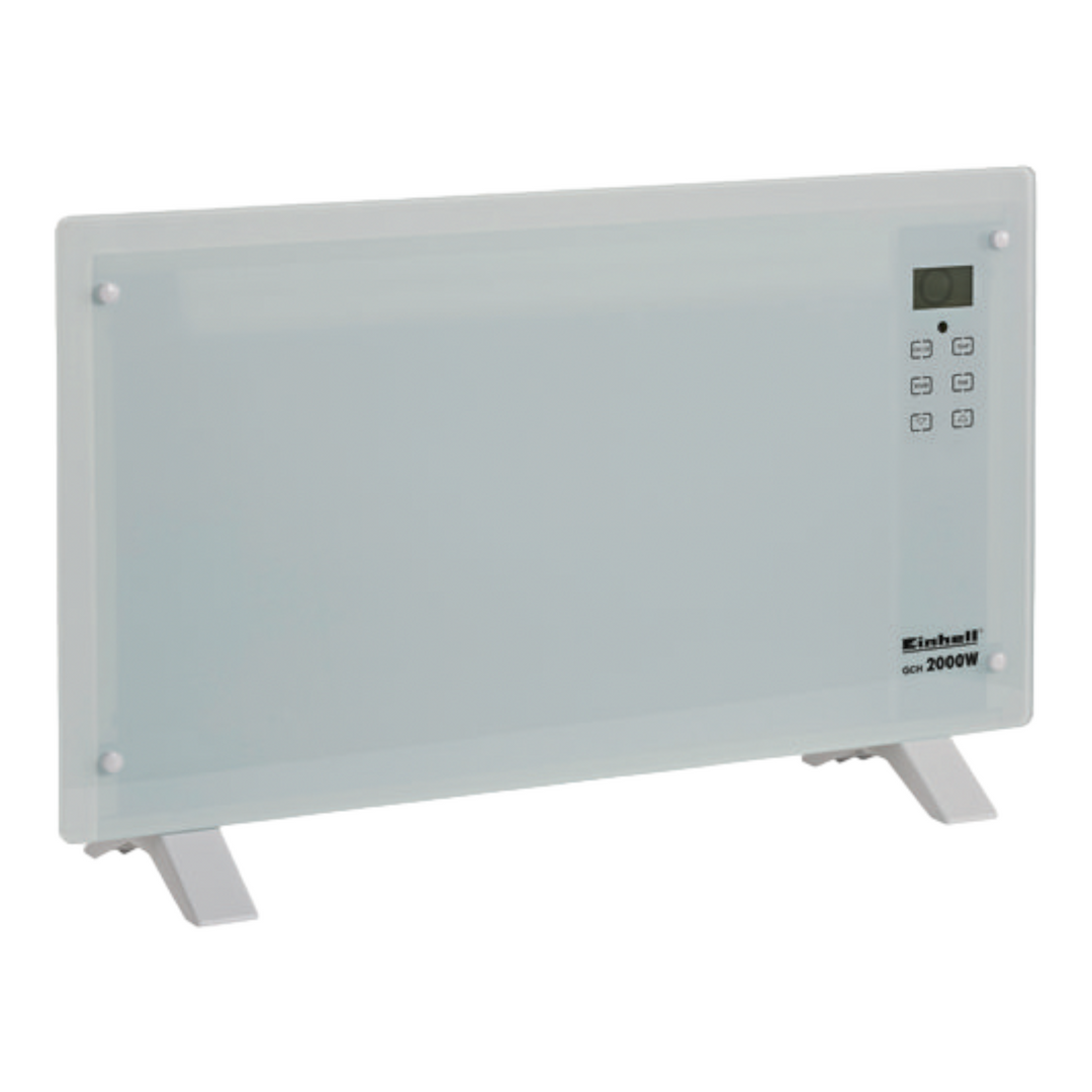 Glass convector GCH 2000 white