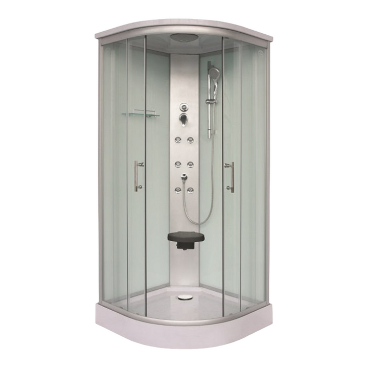 Complete shower cubicle RUMBA - with quick assembly 90 x 90 x 215 cm