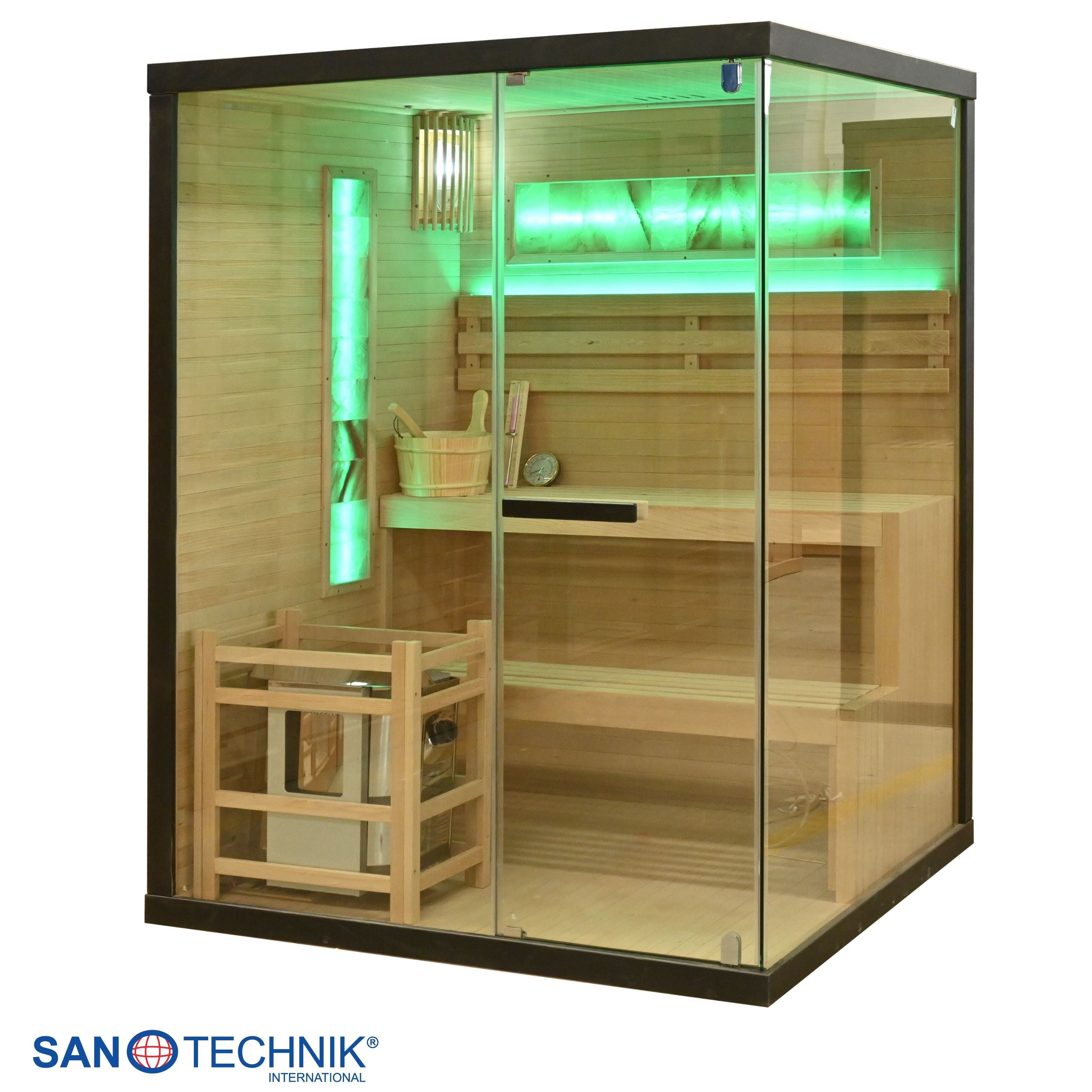 Salt stone sauna LUXOR 2 | for 3 people