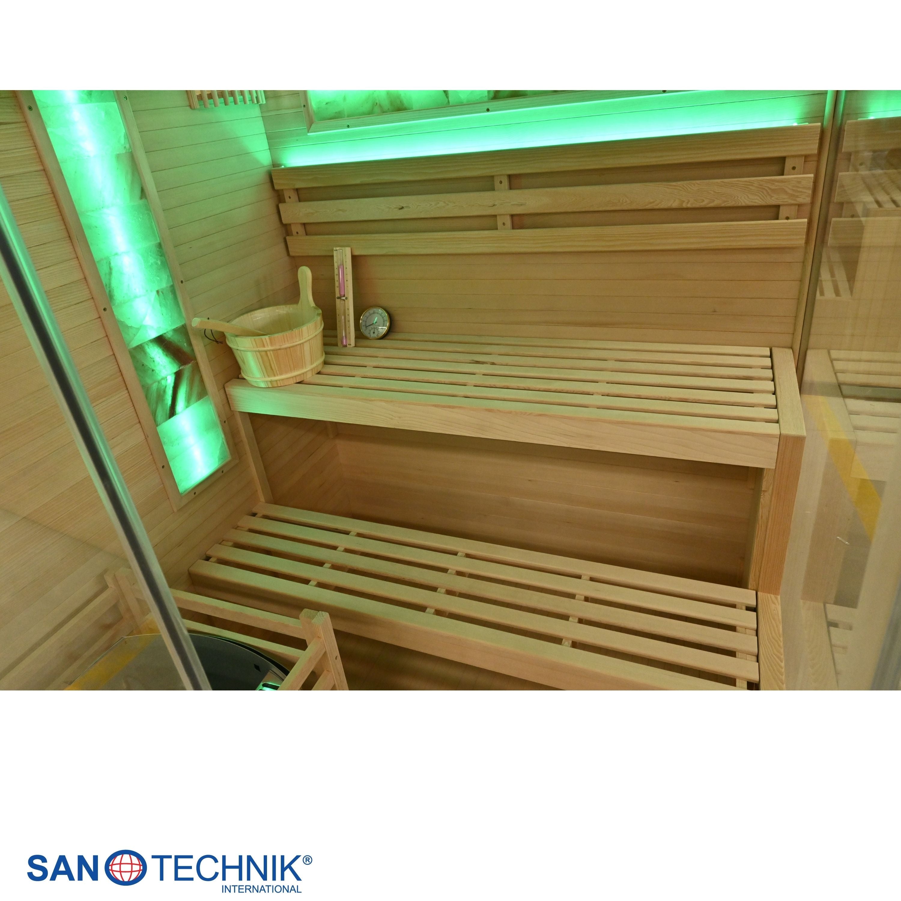 Salt stone sauna LUXOR 2 | for 3 people