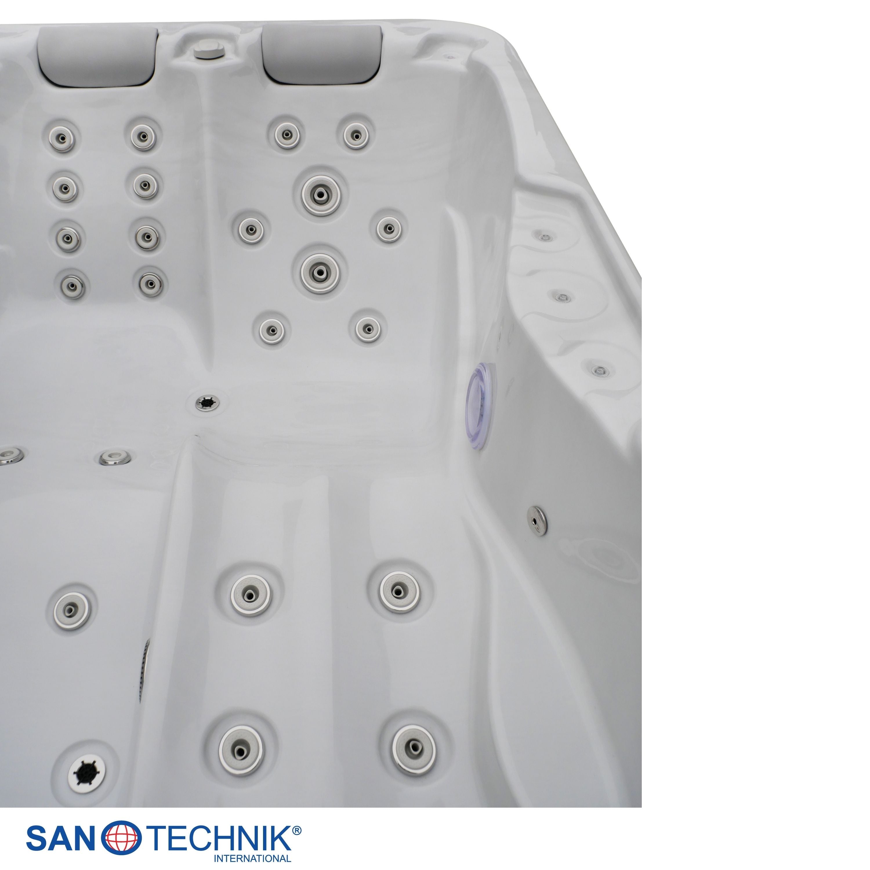 Outdoor Whirlpool Modena WHITE MARBLE incl. cover