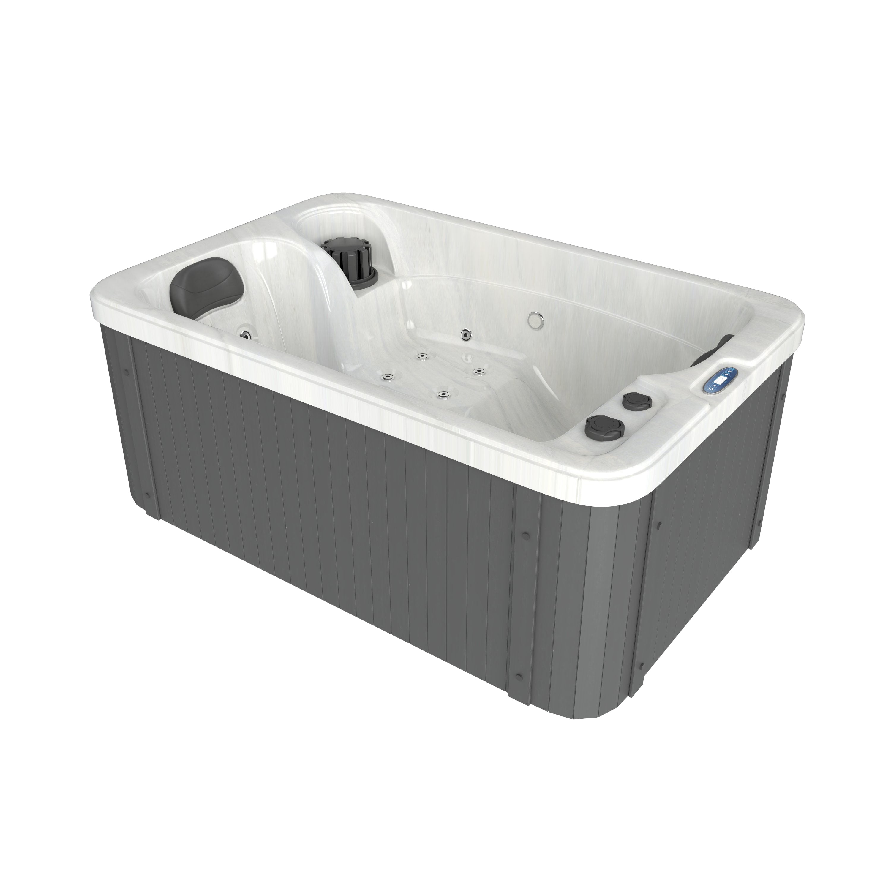 Outdoor Whirlpool SPLIT WHITE MARBLE