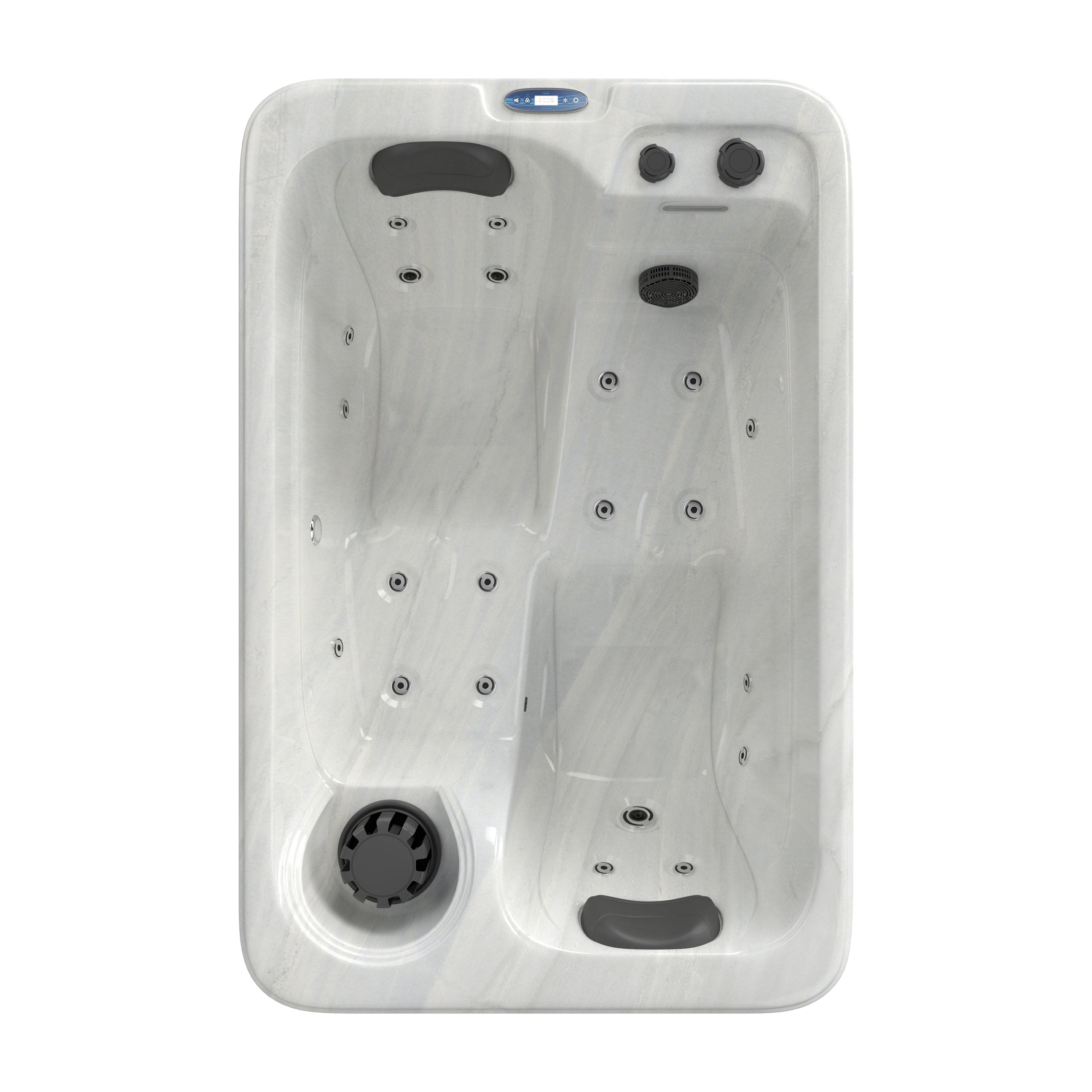 Outdoor Whirlpool SPLIT WHITE MARBLE