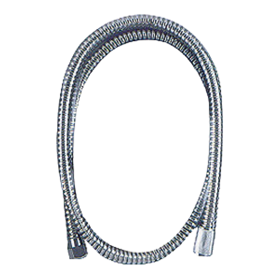 Metal shower hose in two different sizes