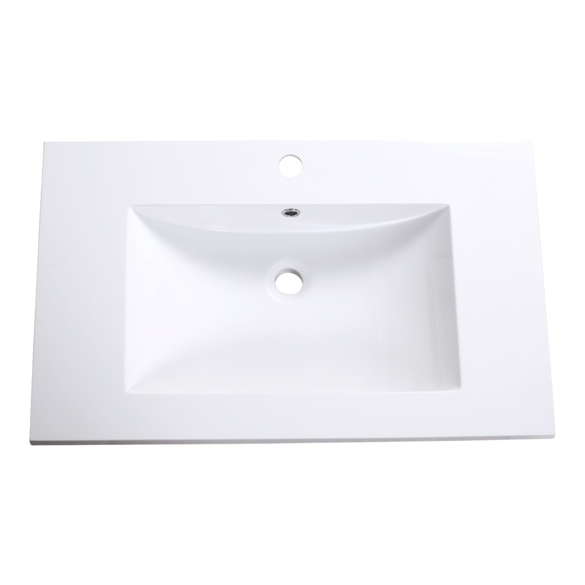 Waschbecken aus Mineralguss 75x46x11,4 cm