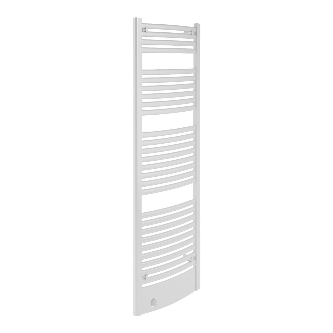 Design radiator GRAZ white curved 162.4 x 59 cm
