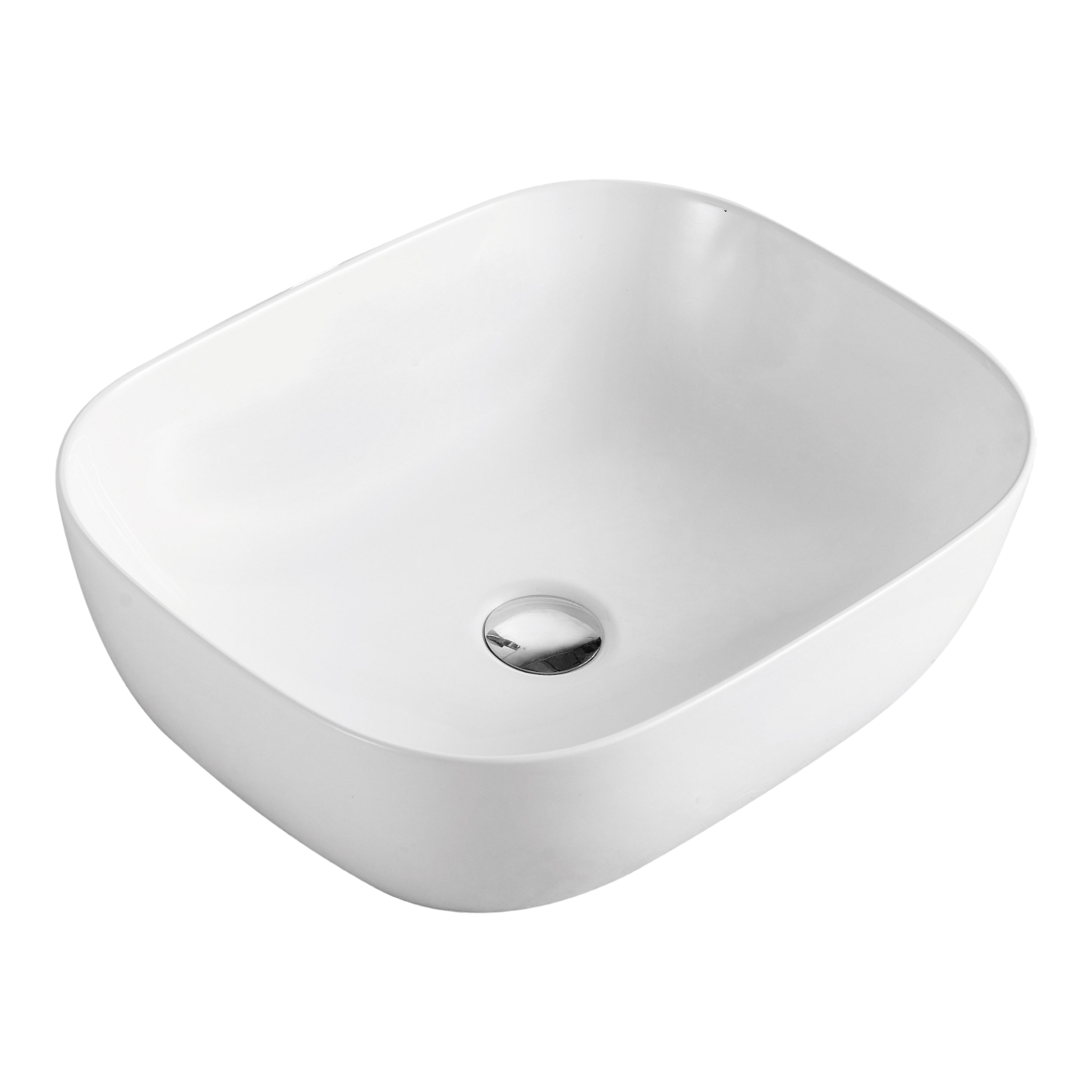 Lavabo sobrepuesto cerámico NAXOS 49x39,5x15 cm