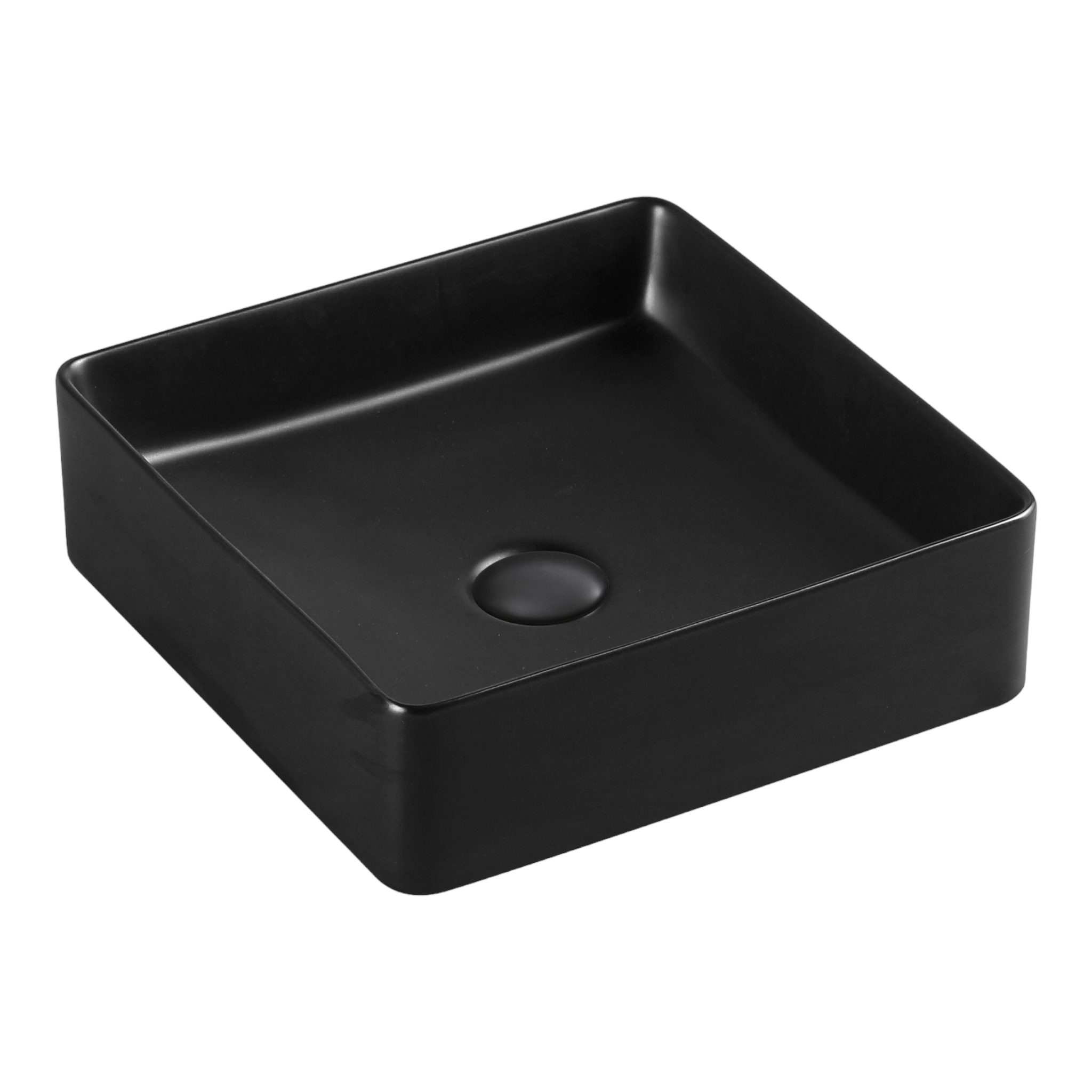 Lavabo de cerámica de superficie cuadrado 40,5x40,5x11,5 cm