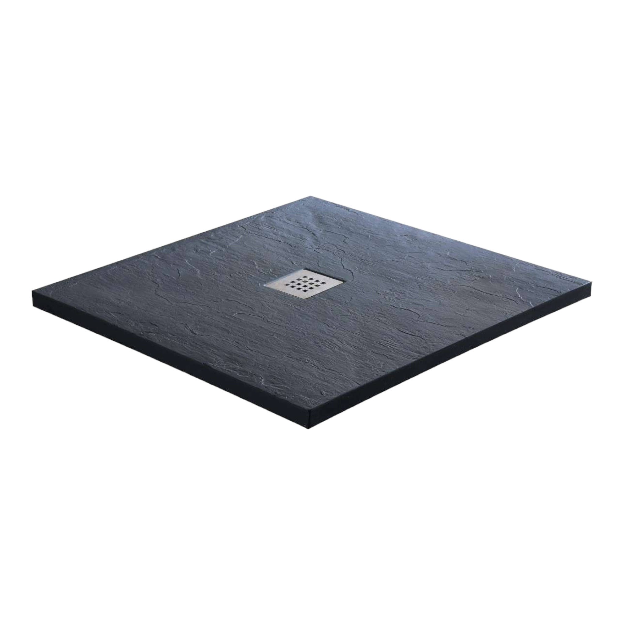 KRETA GREY Cast Marble Shower Tray in 2 Different Sizes