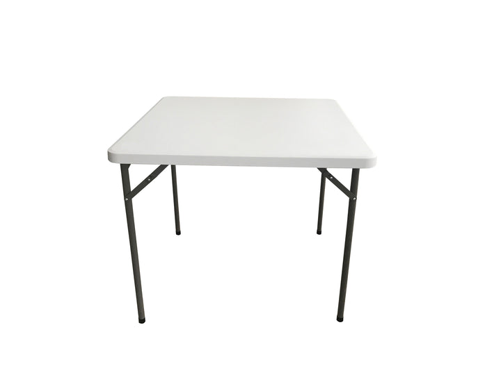 Mesa plegable blanca 86x86x74 cm