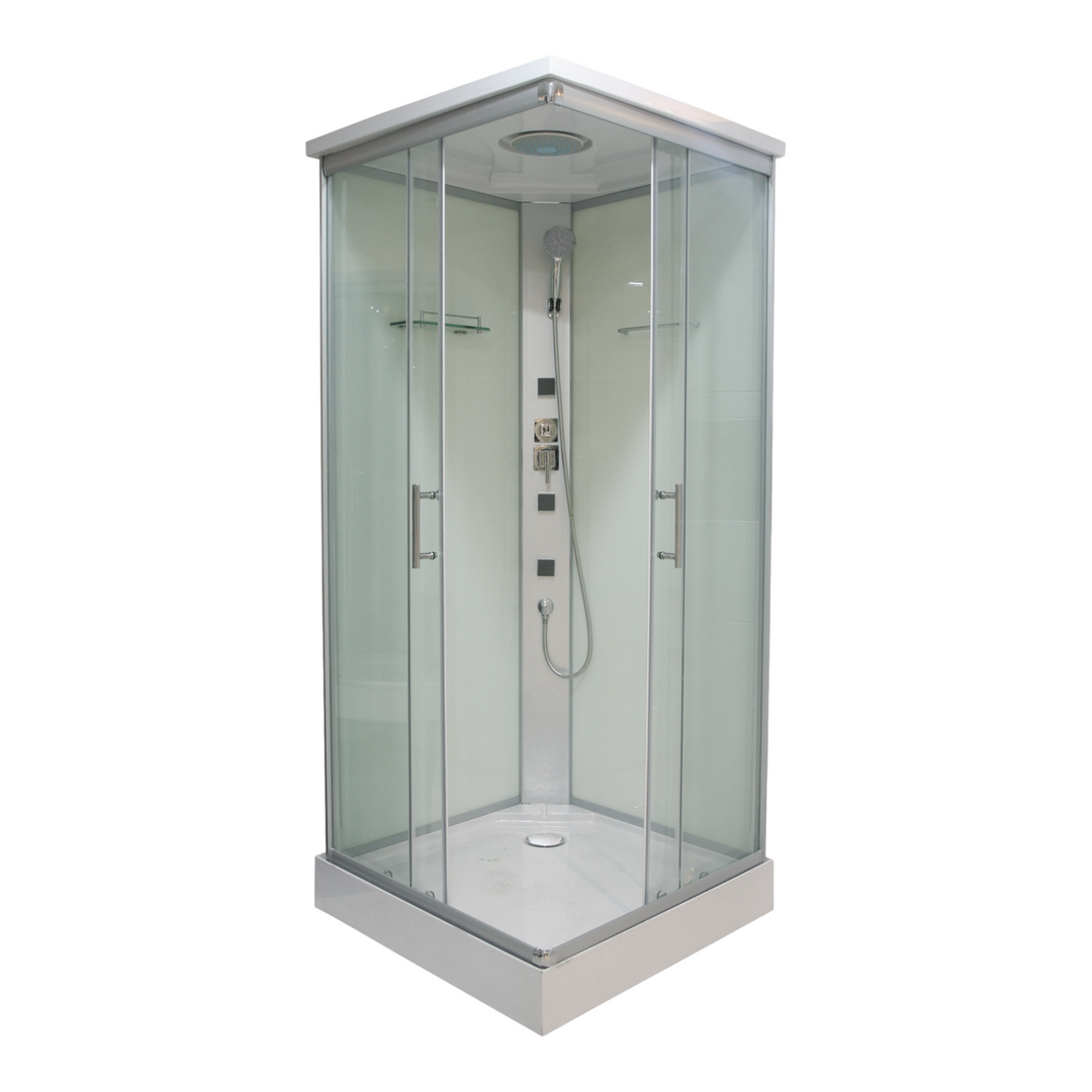 Complete shower cabin TWIST 1 with quick assembly 80 x 80 x 215 cm
