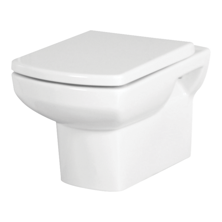 NERO wall-hung toilet incl. toilet seat white