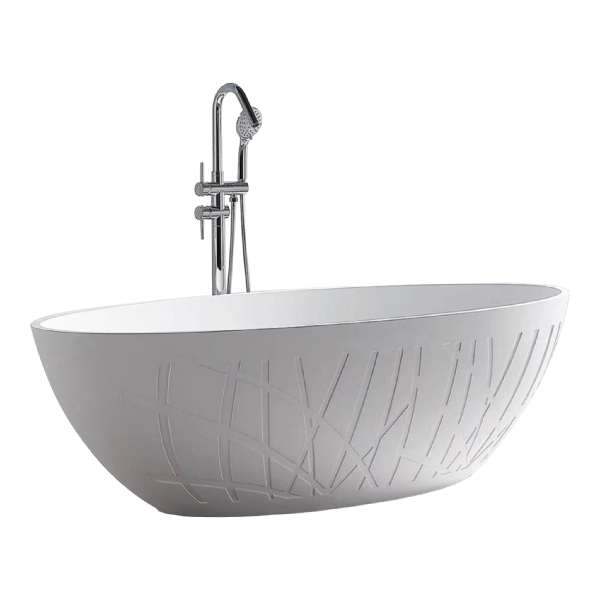 Freistehende Badewanne LAS VEGAS 180x80x56 cm