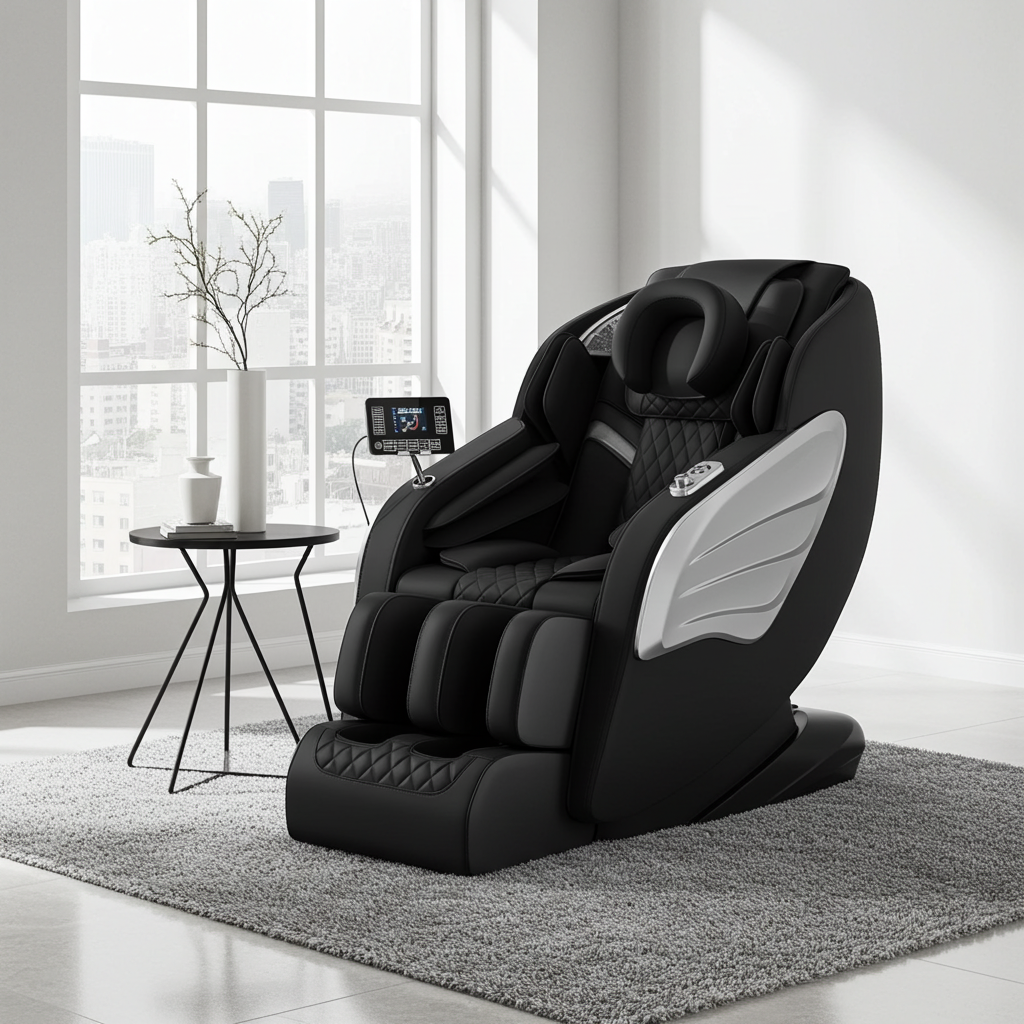 Master Pro luxury massage chair black