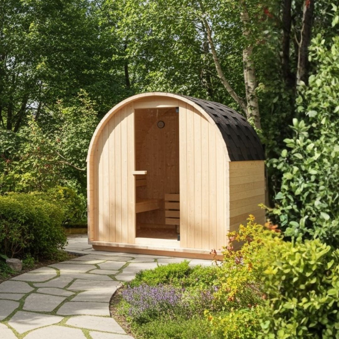 ISLAND L Außen Sauna für 2 P. 189x120x200 cm (Bausatz)