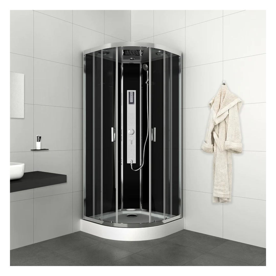 Complete shower cabin TREND 1 with quick assembly 90 x 90 x 215 cm