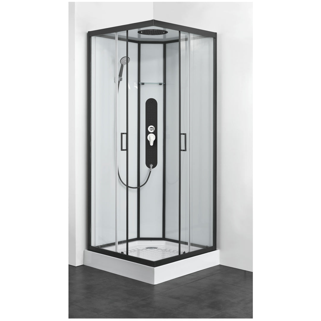 Complete shower enclosure SOHO SKY 2 with quick assembly - 90 x 90 x 225 cm