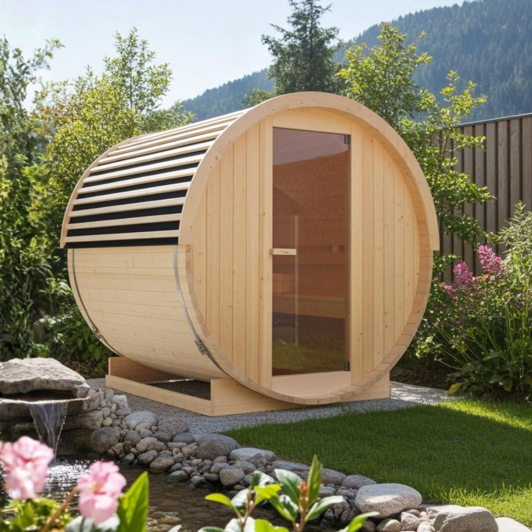 NYBORG M Außen Sauna für 4 P. 194,2x204,9x194,9 cm (Bausatz)