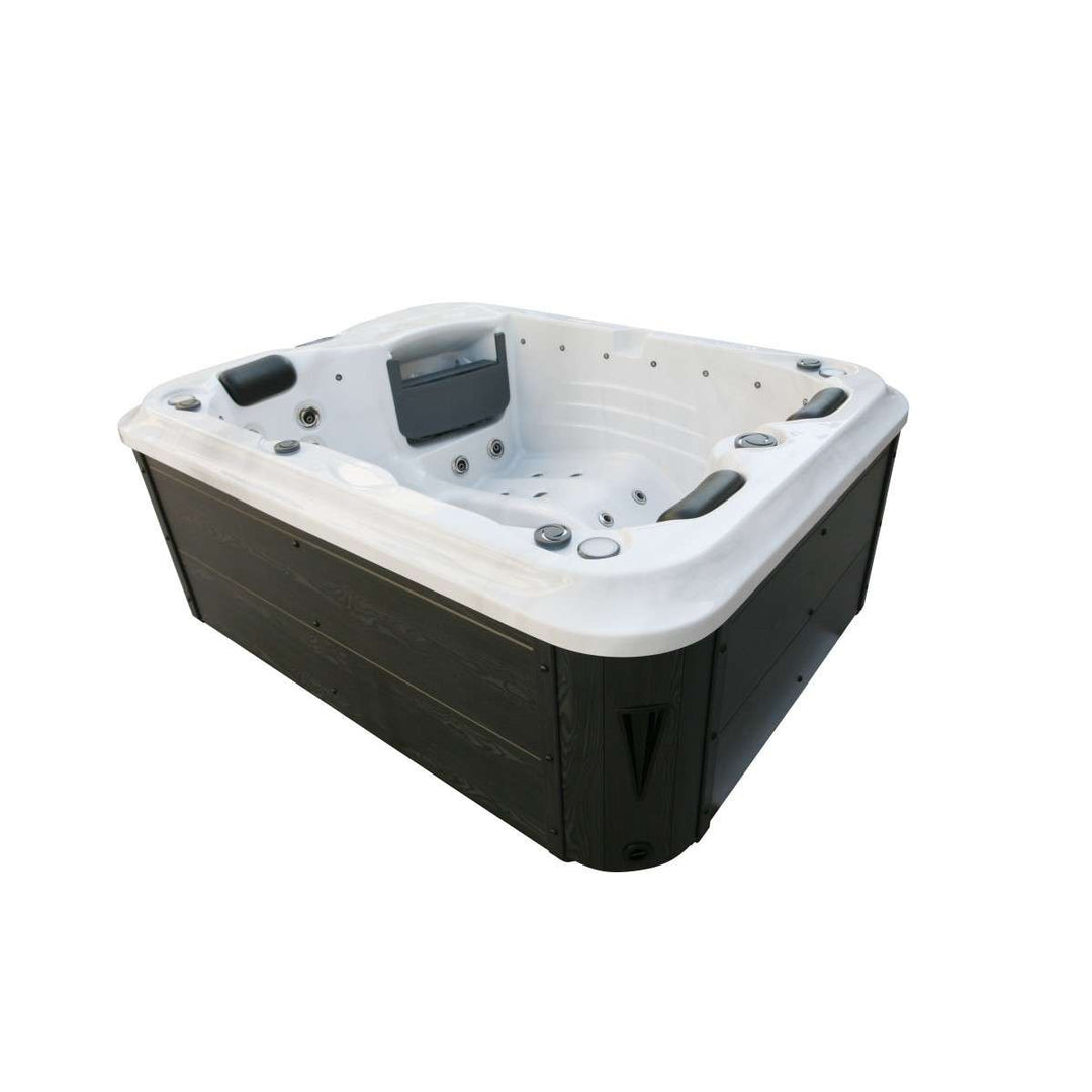 Outdoor whirlpool FIJI Sterling Silver incl. cover - 210 x 160 x 80 cm