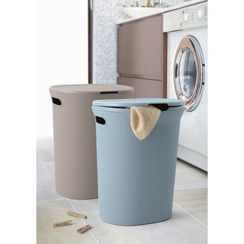 Laundry bin BAOBAB Blue Mist 40L