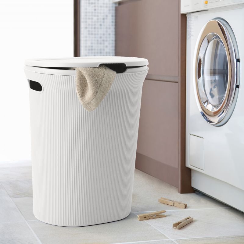 Wäschebehälter BAOBAB Weiß Pergamon 40L