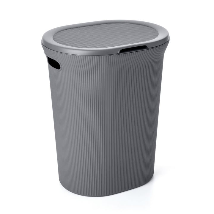 Laundry Bin BAOBAB Anthracite Gray 40L