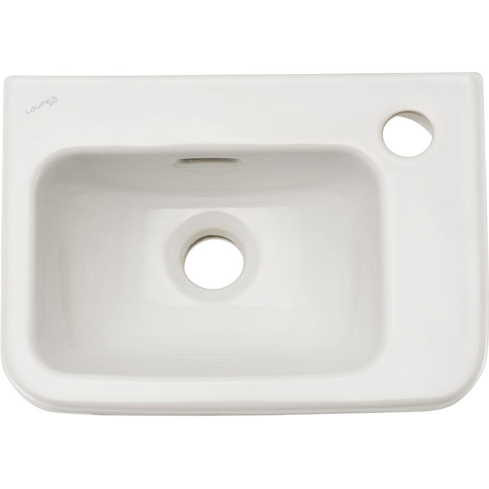 LAUFEN Pro A lavabo de 36 cm con rebosadero y orificio para grifería a la derecha