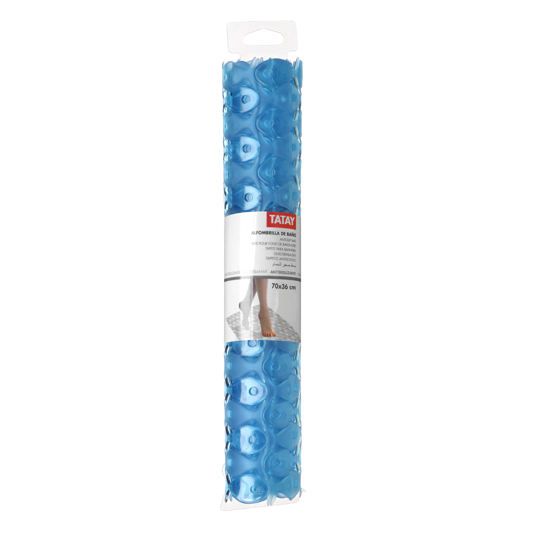 Shower liner PVC 70 x 36 - Blue