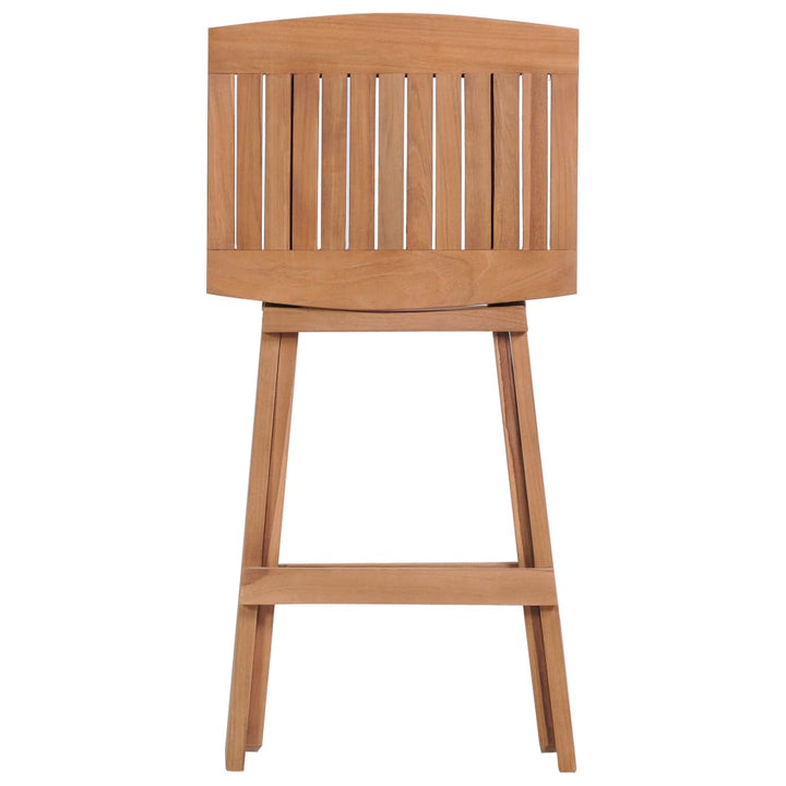 Klappbare Barhocker 4 Stk. Massivholz Teak