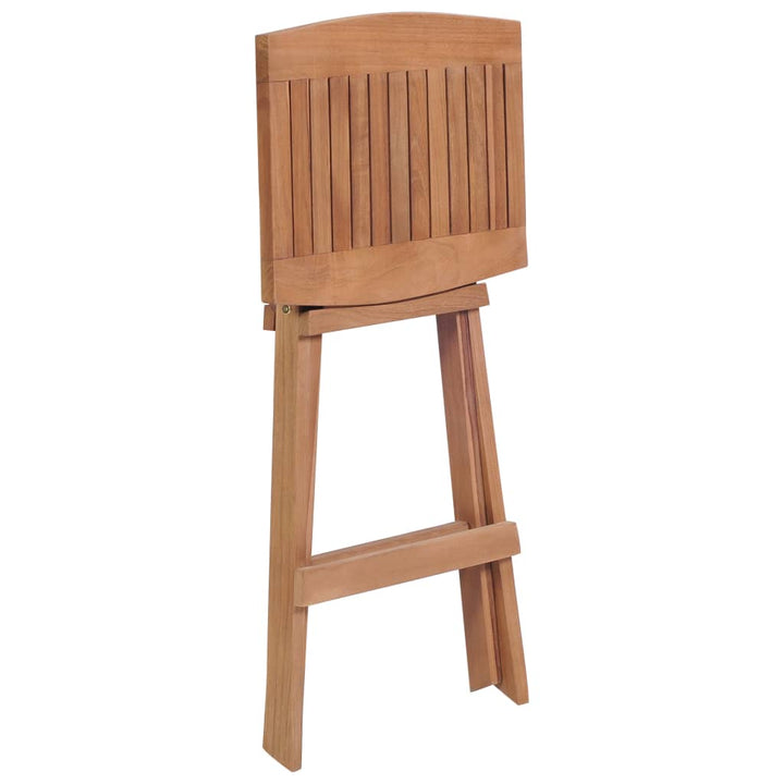 Klappbare Barhocker 4 Stk. Massivholz Teak