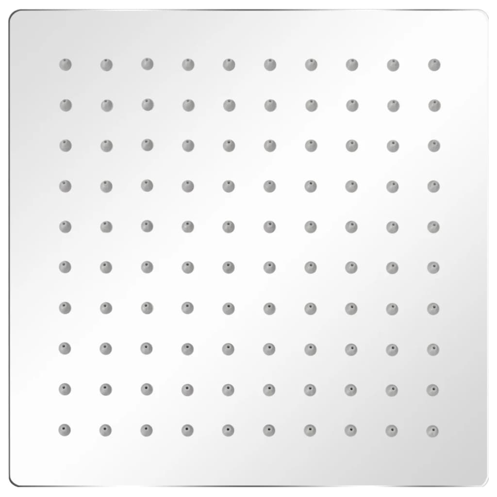 Regenduschkopf Edelstahl 20x20 cm Quadratisch