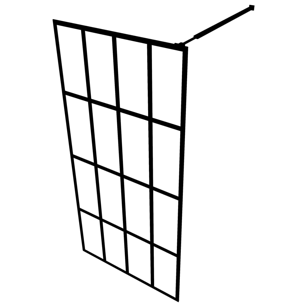 Mampara de ducha para cabina de ducha Vidrio de seguridad transparente 118x190 cm