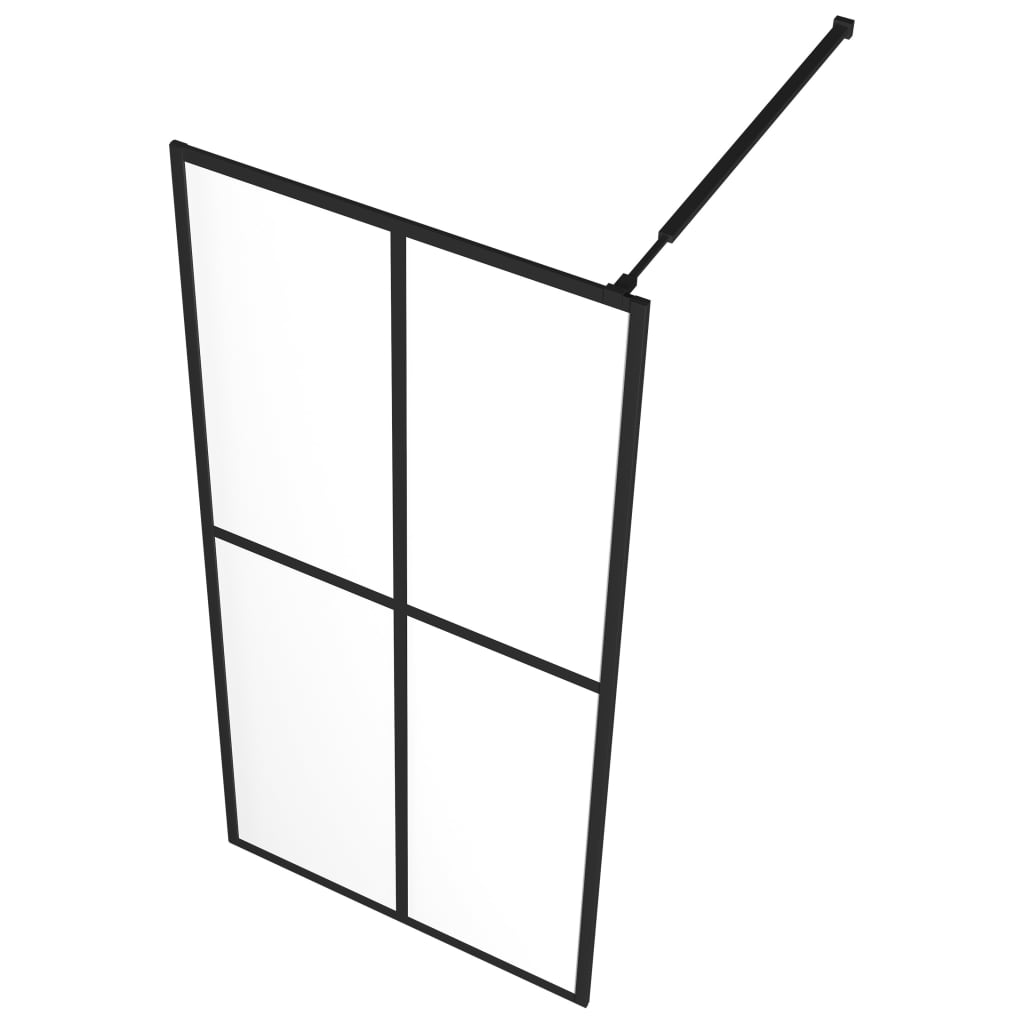 Mampara de ducha para cabina de ducha Vidrio de seguridad transparente 118x190 cm