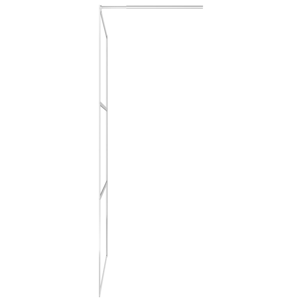 Mampara de ducha para cabina de ducha vidrio ESG semiesmerilado 80x195cm