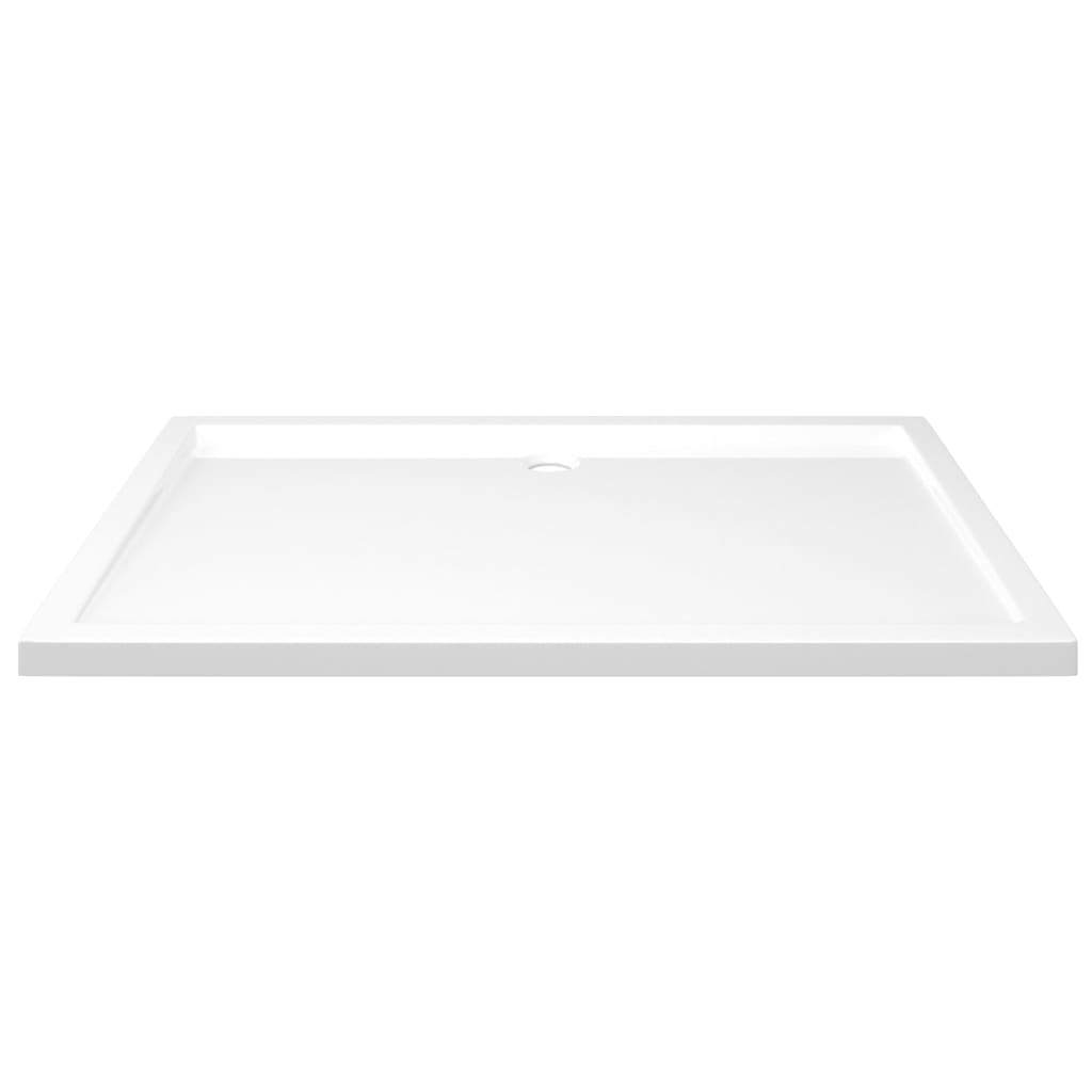 Duschtasse ABS Rechteckig Weiß 80x120 cm