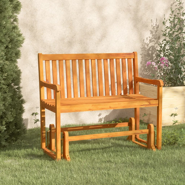 Garten-Schaukelbank 110 cm Massivholz Akazie