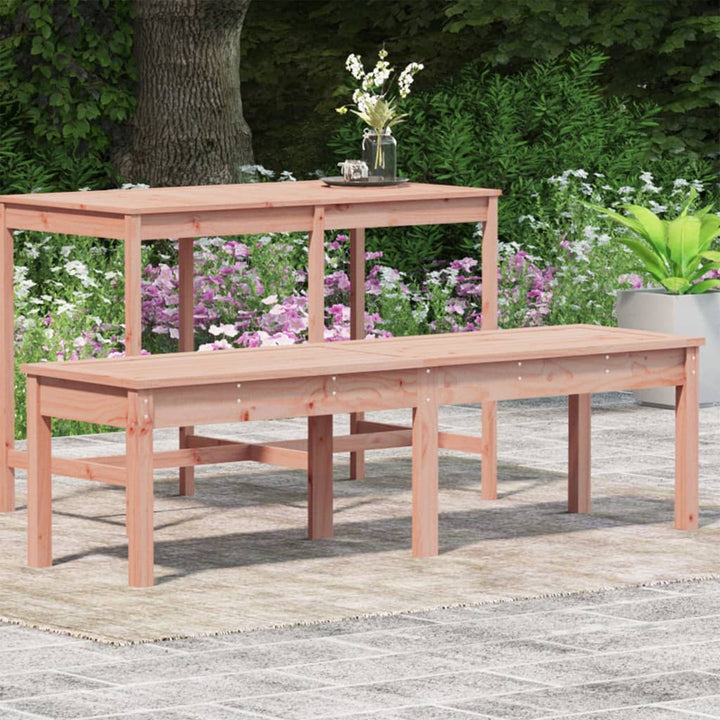 Gartenbank 2-Sitzer 159,5x44x45 cm Massivholz Douglasie