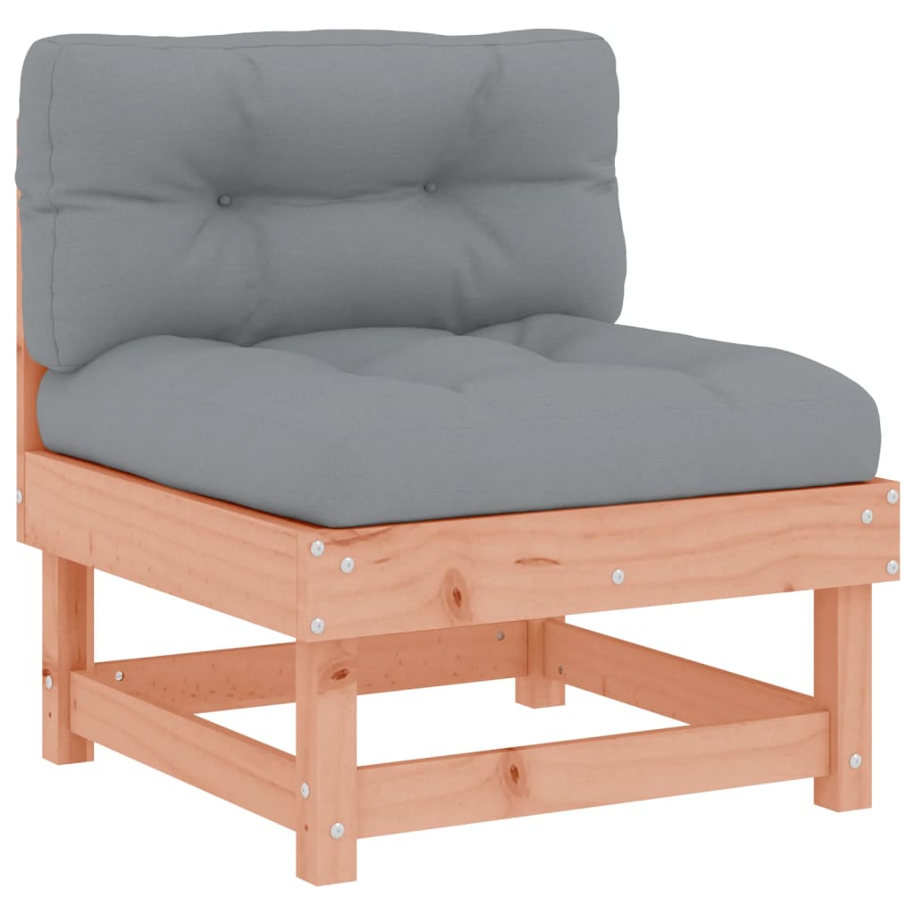 Mittelsofa mit Kissen Massivholz Douglasie