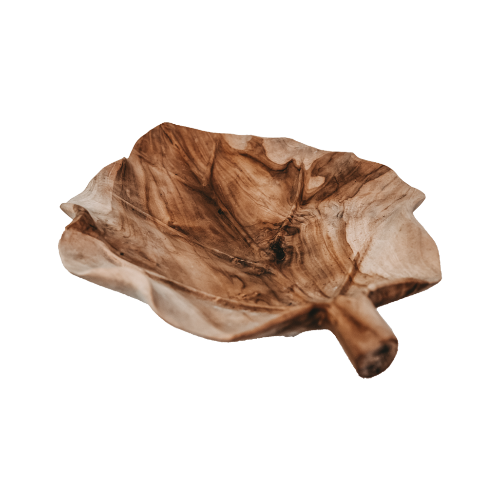 Forma de hoja de bandeja