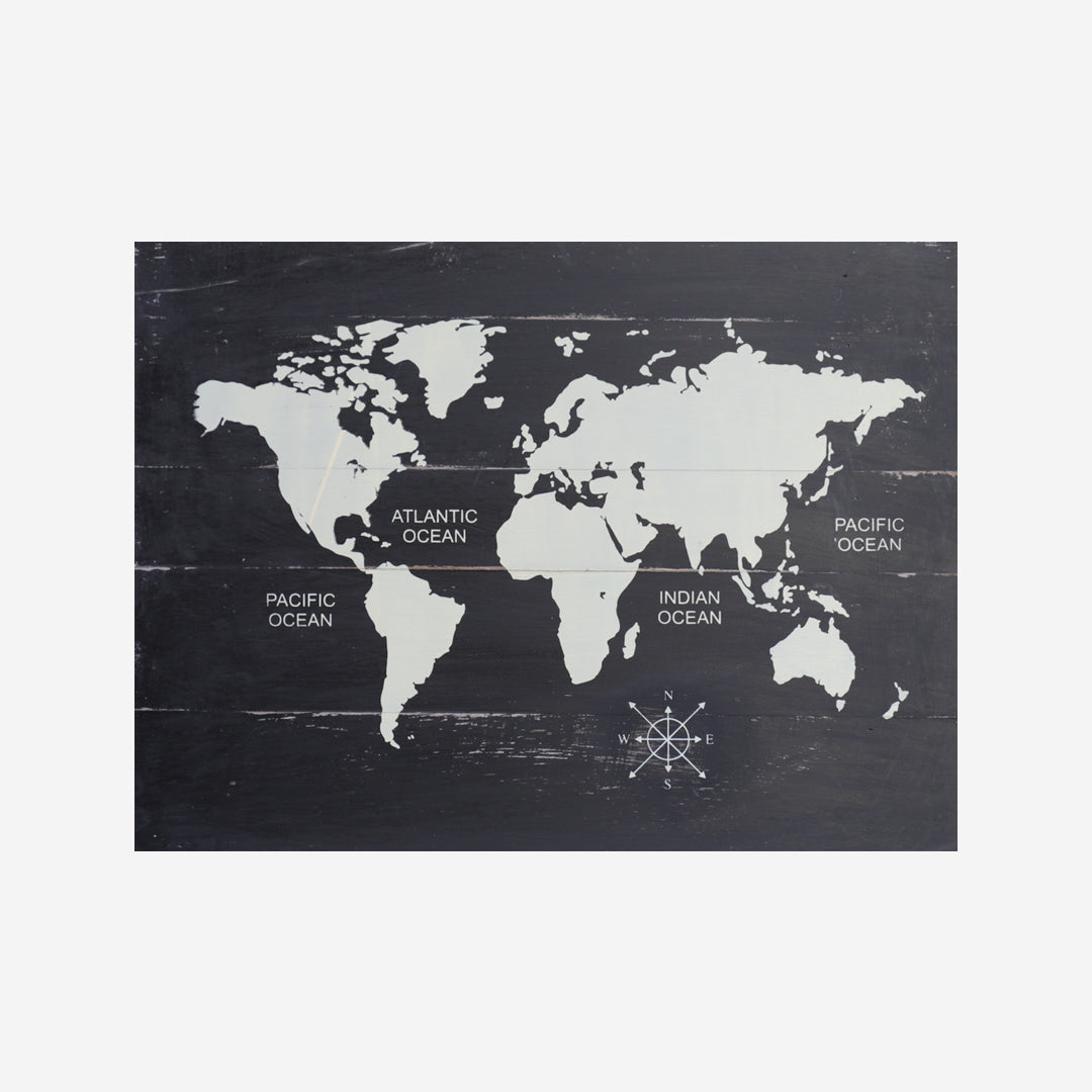 Wanddeko Worldmap