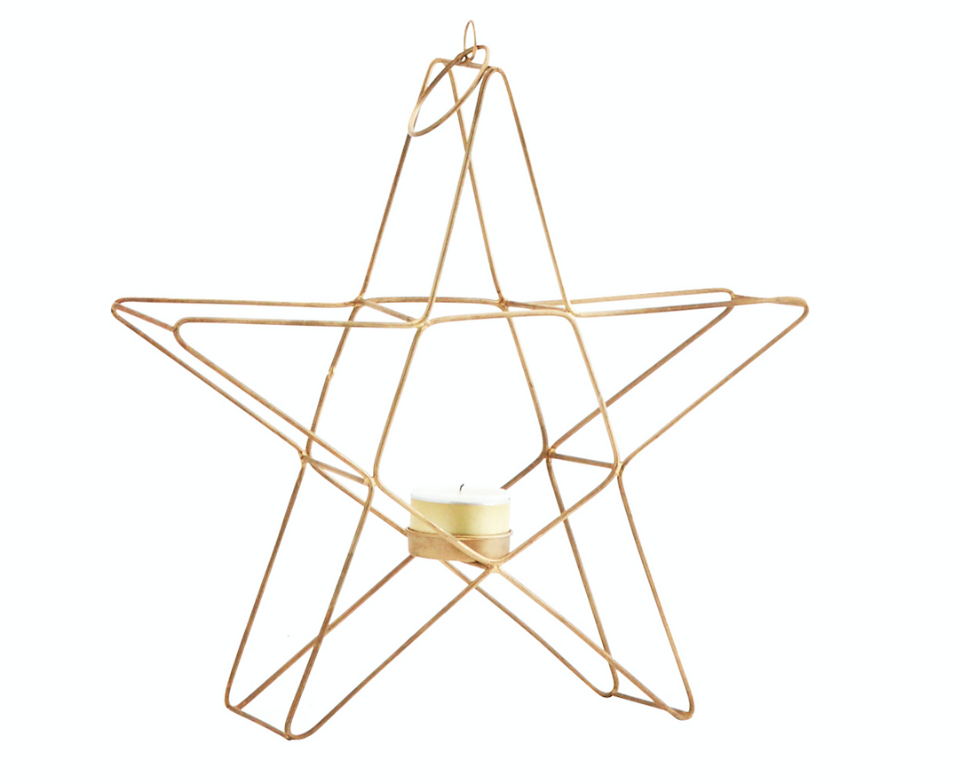 Tea light holder STAR