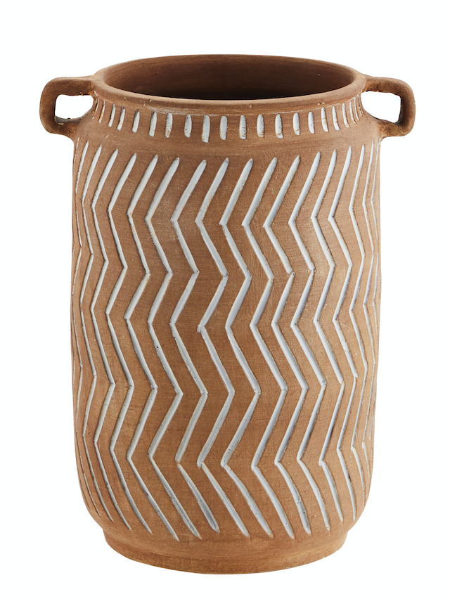 Jarrón de terracota Ø 18,5 x 28,5 cm